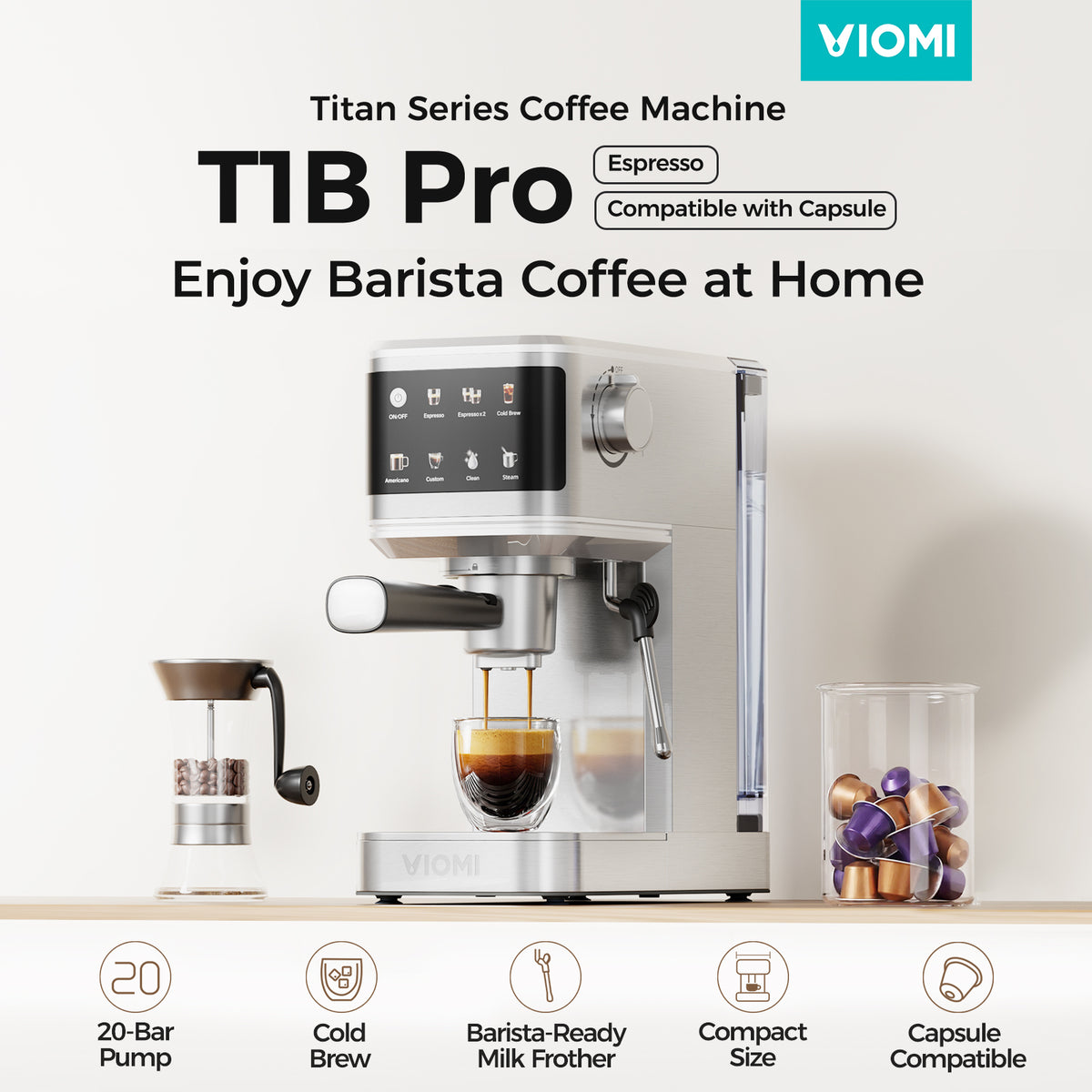 Espresso Machine T1B Pro