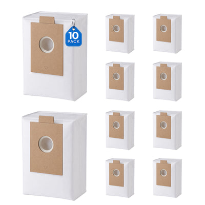 10 Pack Replacement Dust Bags for Vortex Cordless Vacuum Cleaner